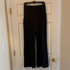 SPANX Black Wide-Leg Ponte Pants Size M/M